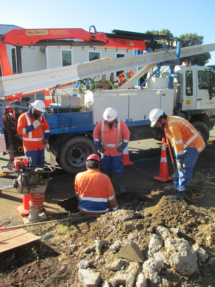 Power pole relocation